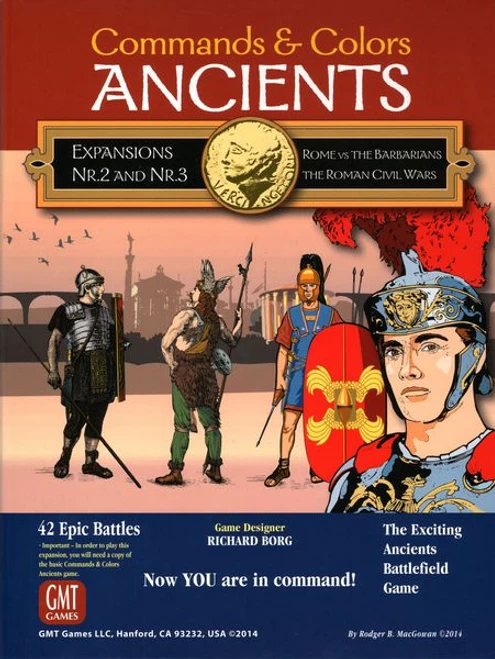 Commands & Colors: Ancients Expansions #2 And #3 - Rome Vs The Barbarians; The Roman Civil Wars 1 Commands & Colors: Ancients Expansions #2 And #3 - Rome Vs The Barbarians; The Roman Civil Wars